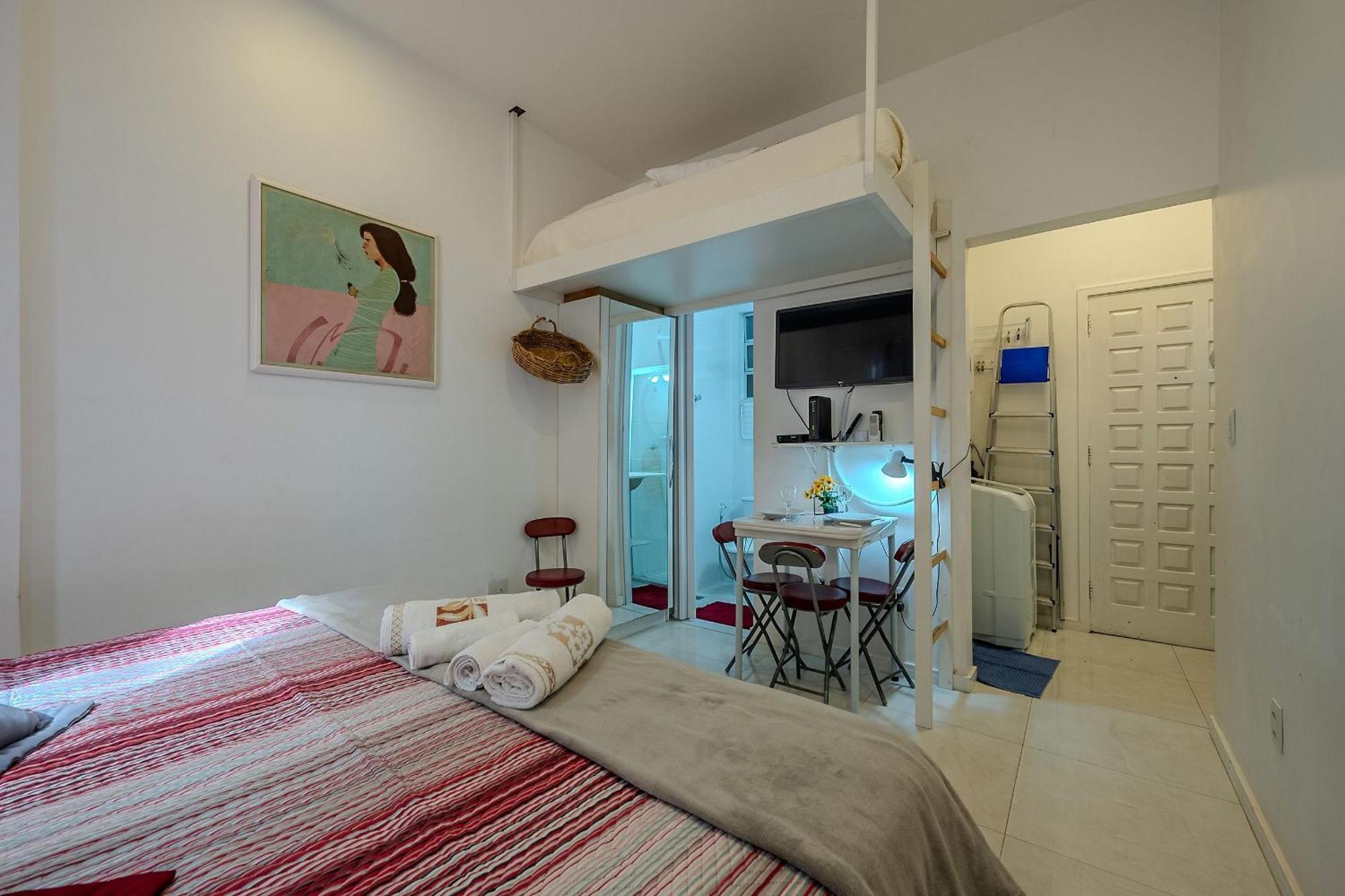 Studio Na Quadra Da Praia De Copacabana Rio de Janeiro Exterior foto